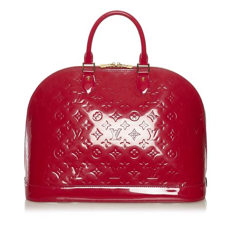 louis vuitton monogram vernis alma gm red|louis Vuitton Monogram vernis.